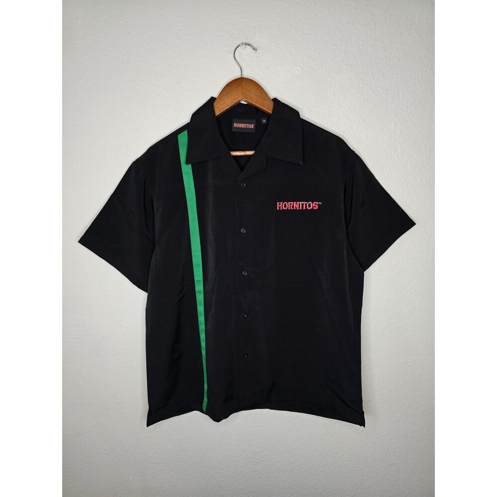 Hornitos Tequila Shirt Mens Medium Hawaiian Casual Streetwear Button Up